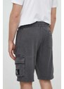Bavlněné šortky Calvin Klein Jeans šedá barva, J30J325137