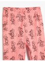 Koton Minnie and Mickey Mouse Leggings Licensed Ribbed Cotton