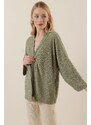 Bigdart 5862 Knitted Kimono - Cagla