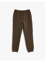 Koton Basic Jogger Sweatpants with Tie Waist, Pockets.