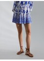 Koton Tiered Mini Skirt with a Traditional Pattern