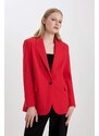 DEFACTO Oversize Fit Red Blazer Jacket