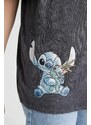 DEFACTO Oversize Fit Lilo & Stitch Licensed Short Sleeve T-shirt