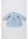 DEFACTO Baby Girl Long Sleeve Twill Dress