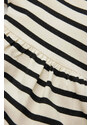 DEFACTO Regular Fit Striped Long Sleeve Knitted Dress