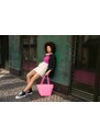 Nákupní taška přes rameno Reisenthel Shopper M Twist pink