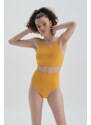 Dagi Yellow Halter Neck Bikini Top