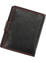 Pánská kožená peněženka Wild 125131B černá / červená