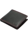 Pánská kožená peněženka Wild 125602 černá / červená