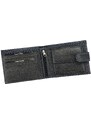 Pánská kožená peněženka Wild 125602B černá / modrá