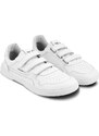 BeLenka Barefoot tenisky Barebarics Zing Velcro - All White - Leather