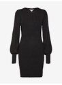 Černé dámské svetrové šaty VERO MODA Haya - Dámské