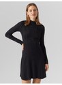 Černé dámské svetrové šaty VERO MODA Sally - Dámské