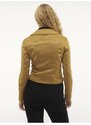 Hořčicová dámská bunda v semišové úpravě Vero Moda Jose - Dámské