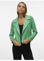 Zelená dámská bunda v semišové úpravě Vero Moda Jose - Dámské