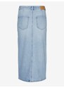 Světle modrá dámská džínová midi sukně Vero Moda Veri - Dámské