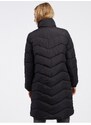 Černý dámský zimní prošívaný kabát VERO MODA Liga - Dámské
