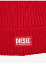 Červená unisex vlněná čepice Diesel - Dámské
