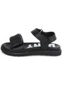 Dětské kožené sandály Dkny černá barva