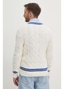 Bavlněný svetr Polo Ralph Lauren béžová barva, 710934013