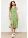 Trendyol Green Woven Woven Midi Dress