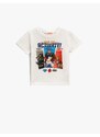 Koton Super Pets Printed T-Shirt Licensed Short Sleeve Crew Neck Cotton