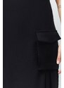 Trendyol Black Woven Fabric Long Pencil Skirt