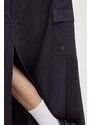 Bavlněná sukně adidas Originals fialová barva, maxi, IT9019