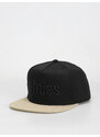 Etnies Corp Snapback (black/black/gum)hnědá