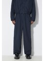 Kalhoty AMBUSH Nylon Track Pants pánské, tmavomodrá barva, jednoduché, BMCJ002S24FAB