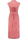 Nordblanc Růžové dámské šaty CHEMISE