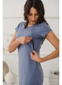 milk & love Kojící šaty Milky Dress Blue SS