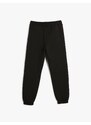 Koton Jogger Sweatpants Zipper Detail Raised Cotton