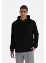 Dagi Black Hooded Long Sleeve Sweatshirt