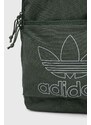 Batoh adidas Originals zelená barva, velký, s potiskem, IS4565