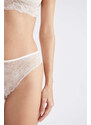 DEFACTO Fall in Love Lace Brazilian Slip Panty