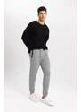 DEFACTO Slim Fit Rib Hem Zipper Pocket Sweatpants