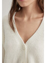 DEFACTO Regular Fit V-Neck Cardigan