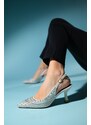 LuviShoes JUAN Beige Satin Women's Evening Dress Shoes