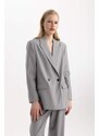 DEFACTO Oversize Fit Jacket Collar Blazer