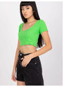 Top Rue Paris model 178092 Green