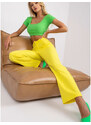 Dámské kalhoty Rue Paris model 168195 Yellow
