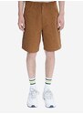 Bavlněné šortky A.P.C. Short Melbourne hnědá barva, COGBJ-H10179 CARAMEL