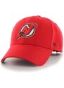 Čepice s vlněnou směsí 47brand NHL New Jersey Devils červená barva, s aplikací, H-MVP11WBV-RD
