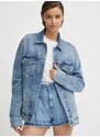 Džínová bunda Pepe Jeans BOYFRIEND JACKET dámská, přechodná, oversize, PL402390RH8