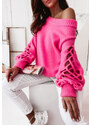 Fashionweek Luxusni svetr se vzorovanými rukávy MARITA