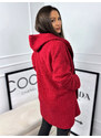 Fashionweek Pletená mikina se zapínáním na zip s kapuci BOUCLE MAD09