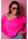 Fashionweek Dámský měkký lehký volný svetr OVERSIZED NB82221