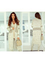 Fashionweek Luxusní pletený kabát cardigan s třásněmi JK-ZOZO