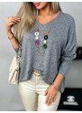 Fashionweek Dámská tunika svetrová halenka s přívěskem It-Asteria
